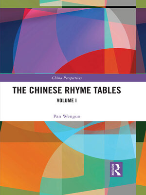 cover image of The Chinese Rhyme Tables